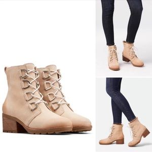 Sorel Women’s 8.5 Cate Suede Lace Up Boots